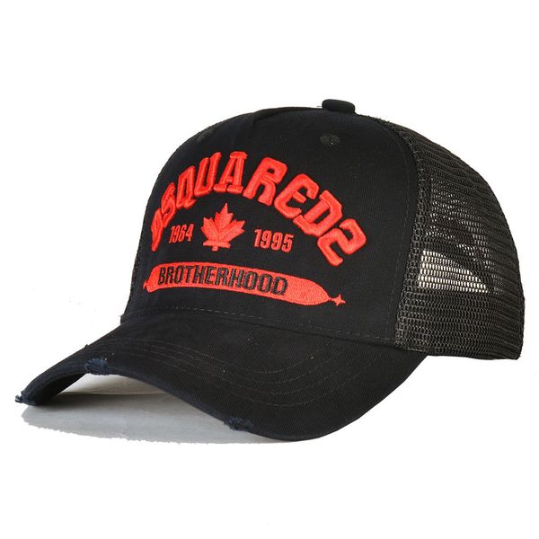 DSQ2 Classic Canadian Flag Men's Baseball Cap Embroidered Hat Trucker Cap