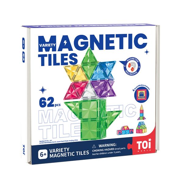 Magnetic Tile - 62pcs