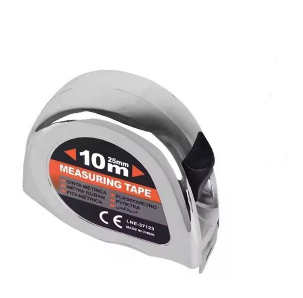 Electroplating Wide Blade Tape Measure 33ft/10m with Dual Scale