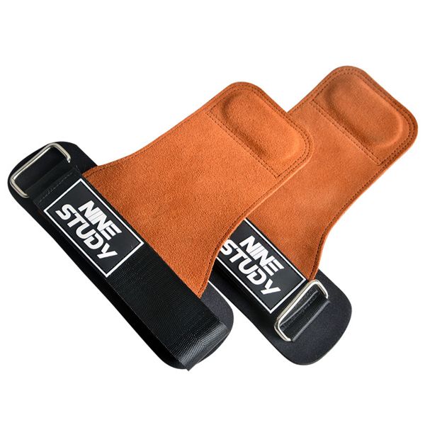 Durable Weightlifting Grips with Wrist Straps &amp; Palm Protection