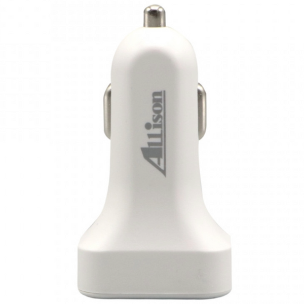 Allison A388C Portable Car Charger with 2 USB Ports - Car Charger Adapter