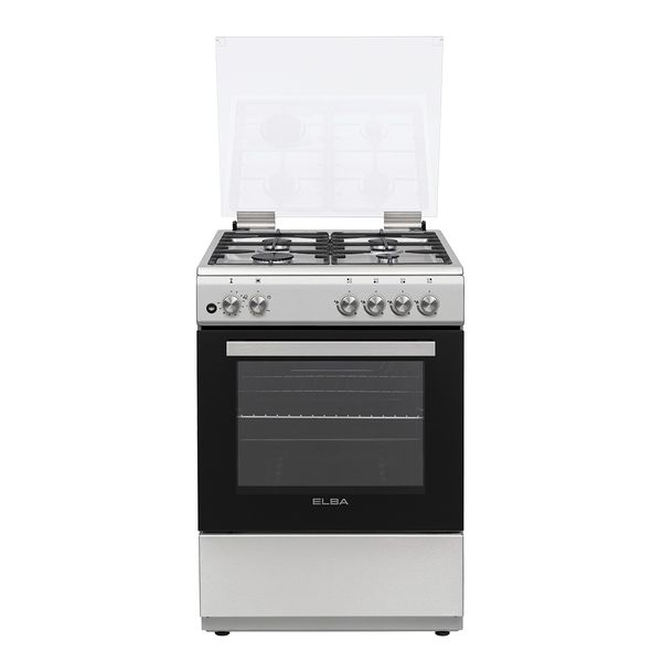 Elba 04/66CL442G - Gas Stove 4 Burner Gas Oven 60cm Stainless Steel