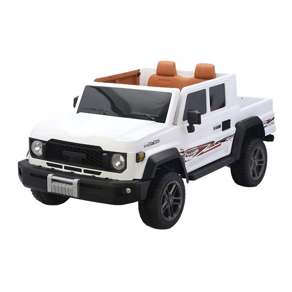 Large 4x4 Kids Electric Ride On Land Cruiser Inspired - Desert Sand Beige