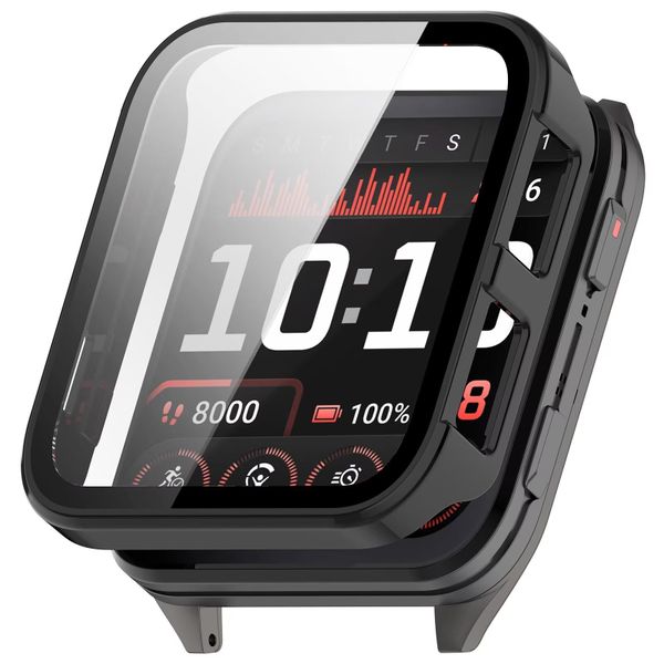 PC + Tempered Glass Protective Case Compatible with Garmin Venu X1