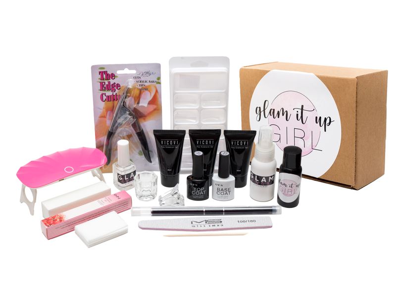 The Ultimate UV Polygel Nail Starter Kit - 19 Piece