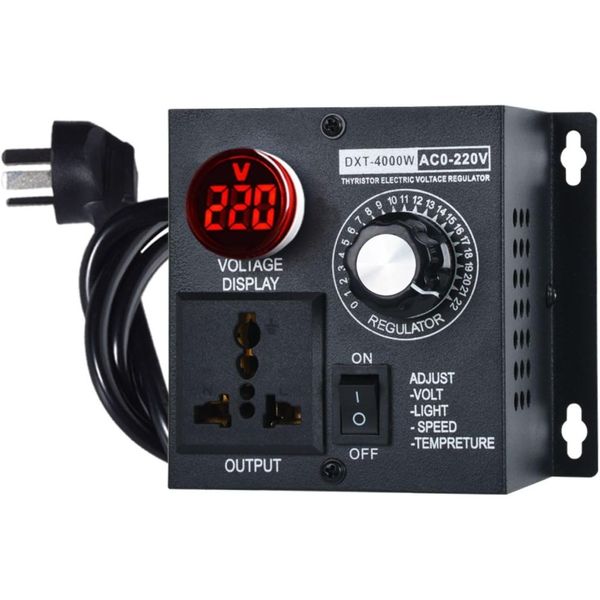 ACMotor Speed Controller 4000W SCR Voltage Regulator for Router FanElectric