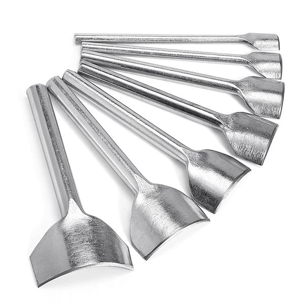 7Pcs Arc-Shaped Leathercraft Punch 1/4 Round Leather Edge Cutter