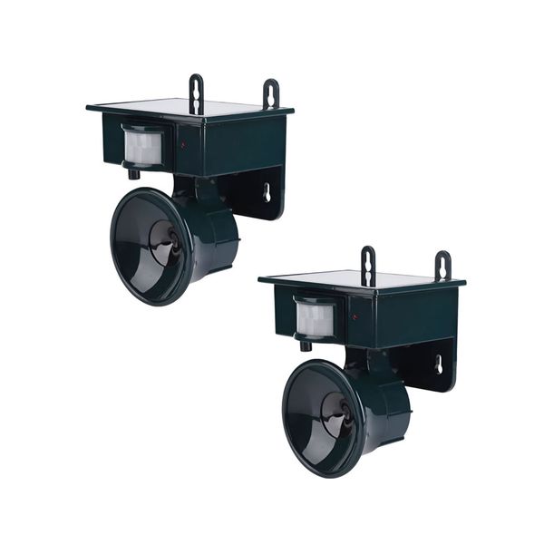Set Of 2 Outdoor Solar Pest Repeller P24-7-1