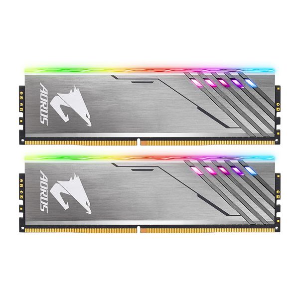 Gigabyte RGB Aorus 16GB(8Gbx 2 kit)Ddr4-3200,CL16,1.35v-288pin supports XMP