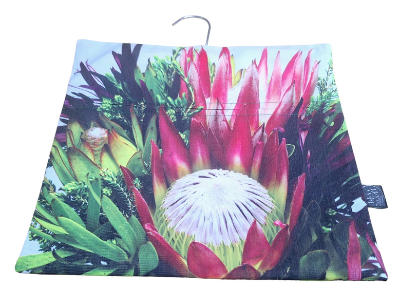 Laundry Peg Bag - 2 Beautiful Large Protea Bouquet