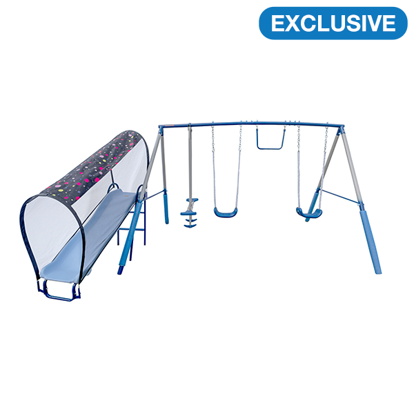 Sportspower Arcadia Light Zone Metal Swing Set - with LEDs