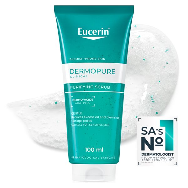 Eucerin DERMOPURE CLINICAL Purifying Face Scrub, 100ml