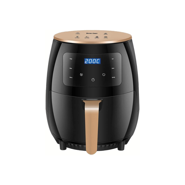 6L Extra Large Capacity Air Fryer - Family-Sized, Oil-Free Cooking (Black)