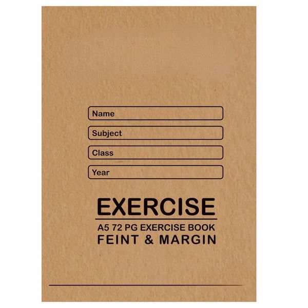 A5 Exercise Books - 72 Pages - Pack of 14