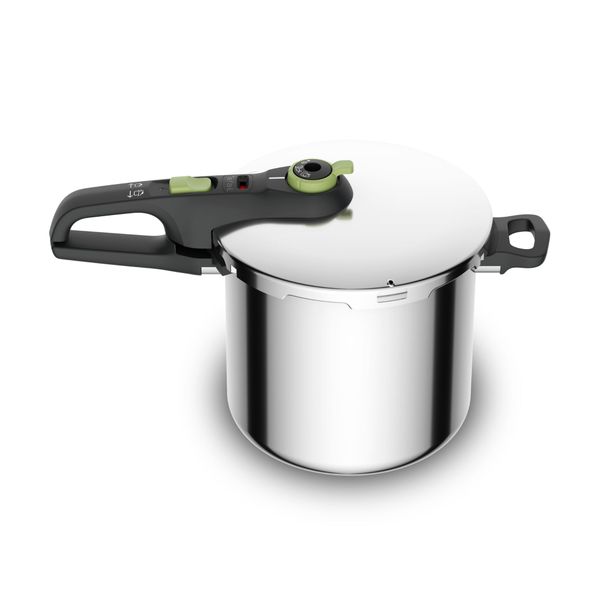 Tefal Secure Trendy Pressure Cooker 8L Stainless Steel