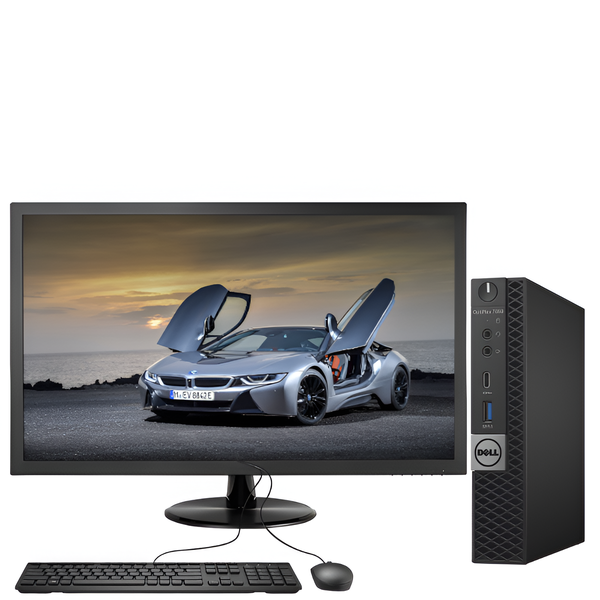 Certified Pre-Owned Dell OptiPlex 7050 Micro - Intel i5-7th Gen 16/512 Set