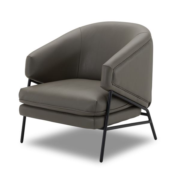 Green PU Modern and Stylish Classic Lounge Armchair
