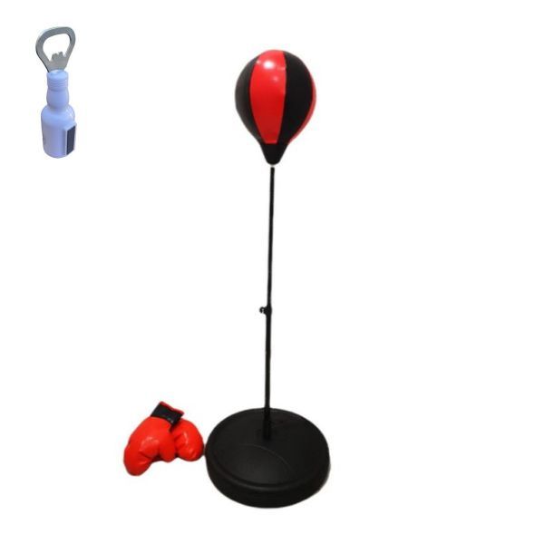 Boxing Ball Set with Gloves For Kids - 115cm Height with Bottle Opener
