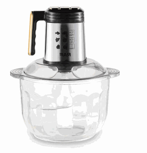 Solo Market - Electric Food Processor Chopper Two Speeds 3L Glass Bowl