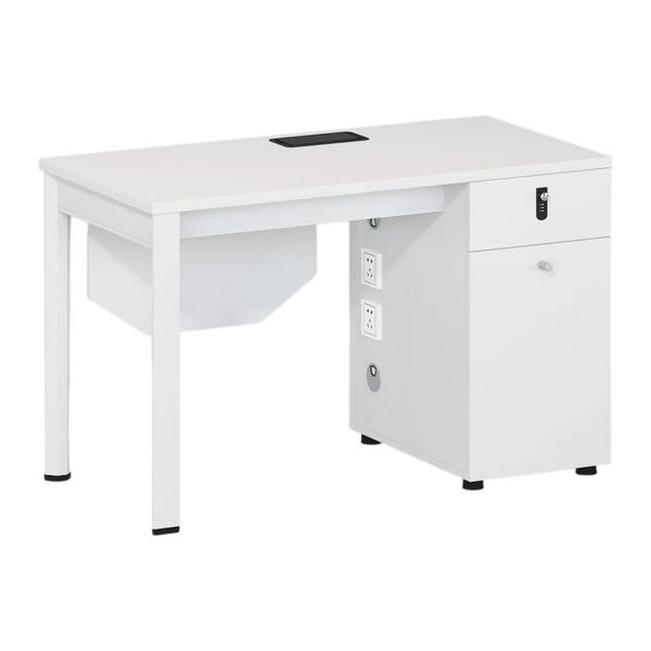Modern and Stylish Computer Desk with 2 Plugs