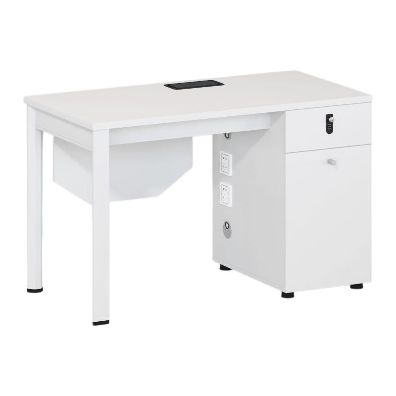 Modern and Stylish Computer Desk with 2 Plugs Buy Online in South