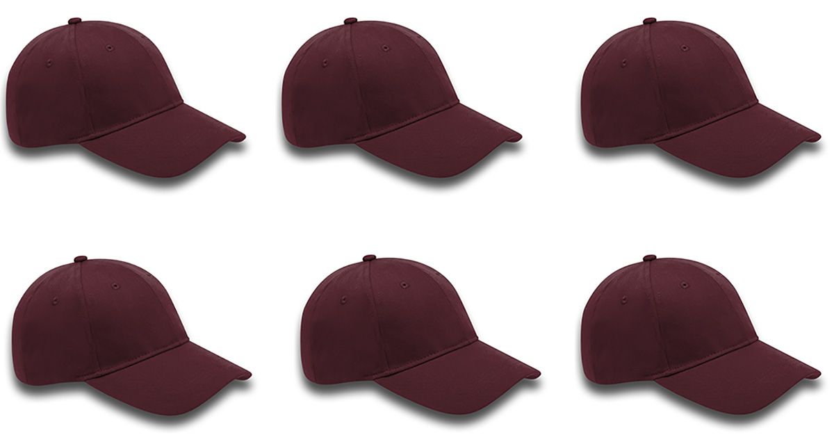 Classic 6 Panel Cap - 6 Pack | Shop Today. Get it Tomorrow