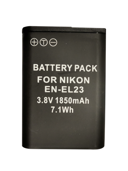 1850mAh Lithium-ion Battery for Nikon EN-EL23, Coolpix P600/ P900/ P610 etc