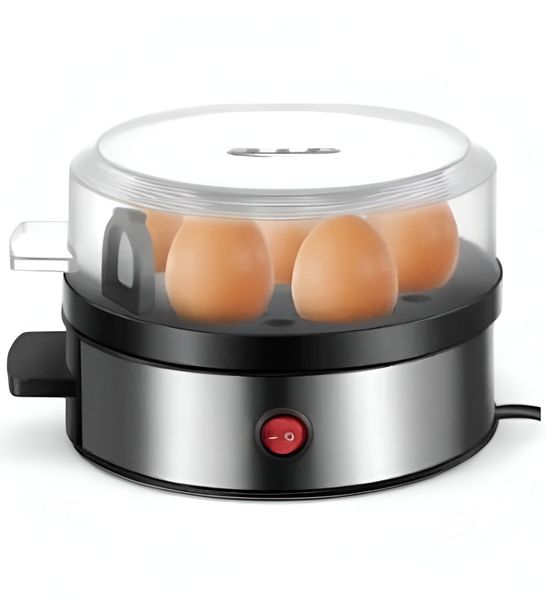7-Egg Stainless Steel Electric Egg Boiler - Automatic Shut-Off and Multi-Boil