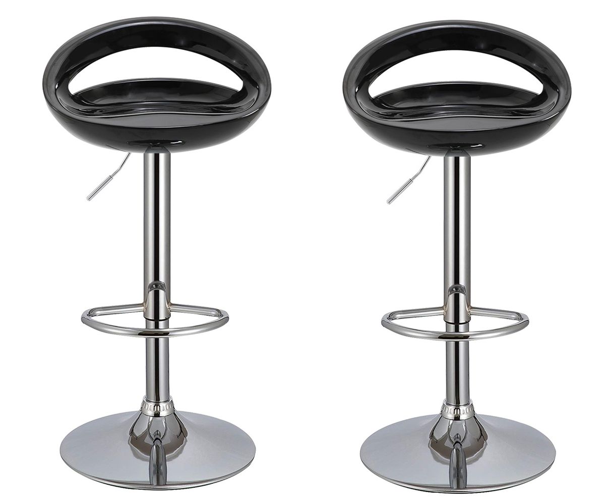Bar / Kitchen Counter Stools Set of 2 Black Shop Today. Get it