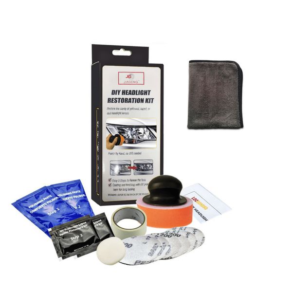 Diy Headlight Restoration kit &amp; Microfiber Cloth