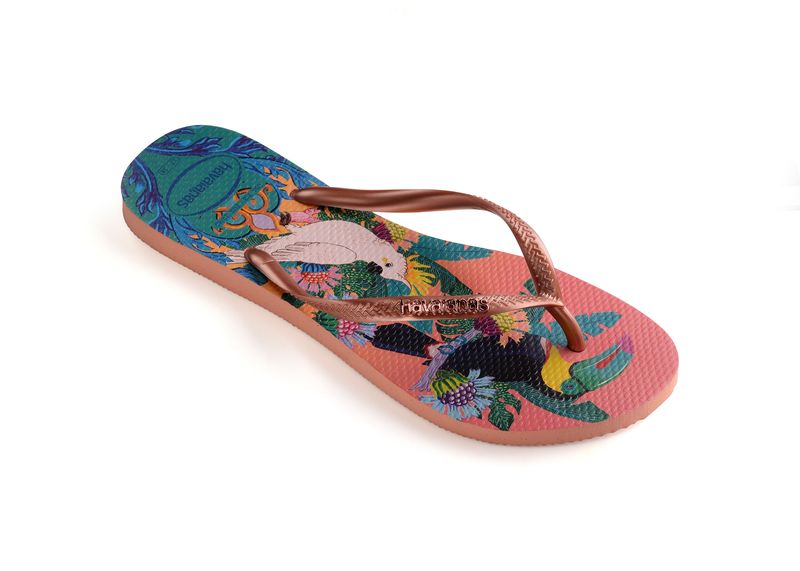 Havaianas Slim Tropical Silk Rose