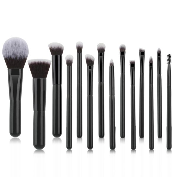 14 Piece Makeup Brush Set Foundation Powder Eyeshadow Travel MakeUp Brushes