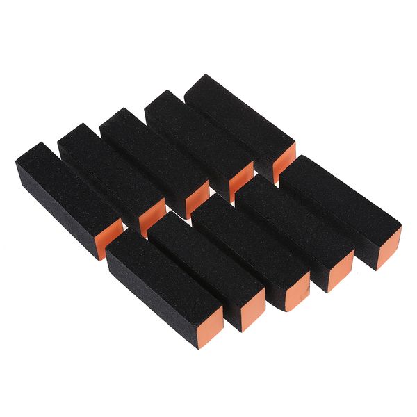 10 Pcs Nail Art Buffer Buffing Sanding Files Block Pedicure Care Diy