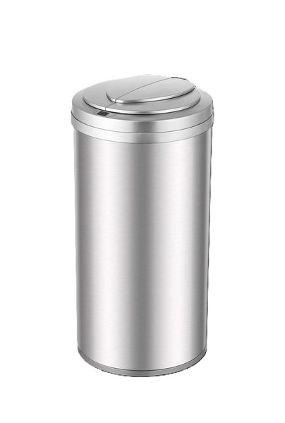 49L Automatic Motion Sensor Touchless Stainless Steel Dustbin Silver