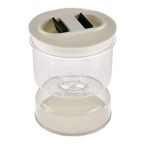 Home Kitchen Jar Wet Dry Pickle Pickles Hourglass Olives Container 13.5cm