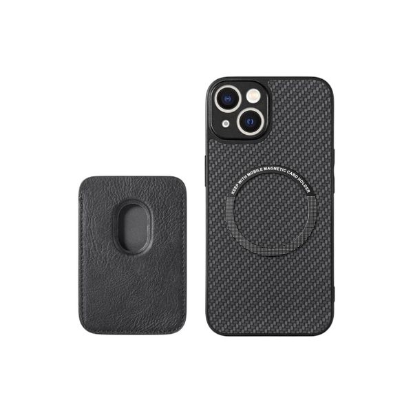 Magnetic Holder Phone Case Compatible with - iPhone 16 Pro Max - Black