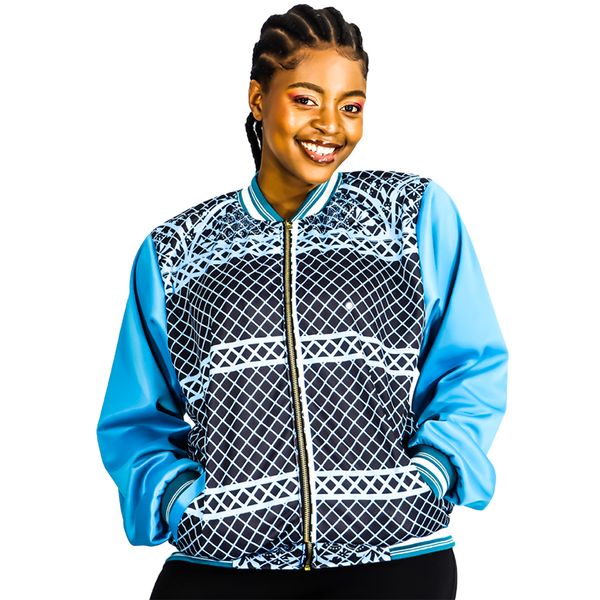 Africa Fashion House afhSports seSotho Turq Tracksuit Top