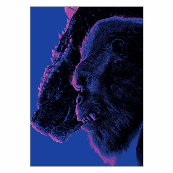 King Kong And Godzilla Poster - A1