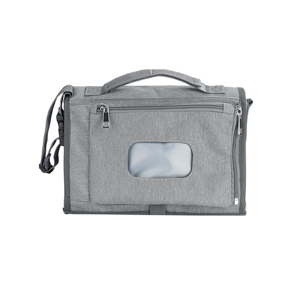 Portable Waterproof Diaper Changing Mat with Smart Wipes Pocket for ...