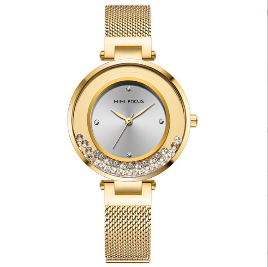 Mini Focus Elegant Dress Watch For Women Luxury Golden Edition | Shop ...