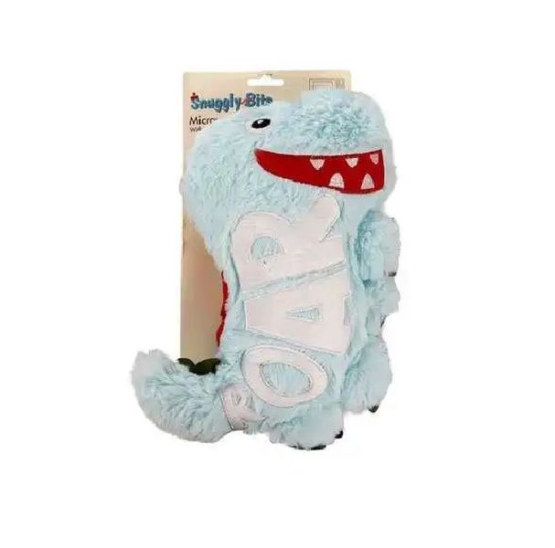 Snuggly Bits Microwave Heating Pad - Blue Dinosaur