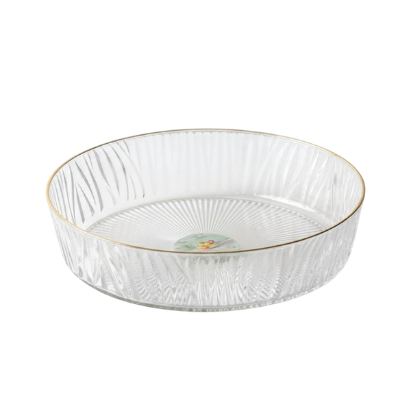 Best Round Decorative Tray with Gold Edge