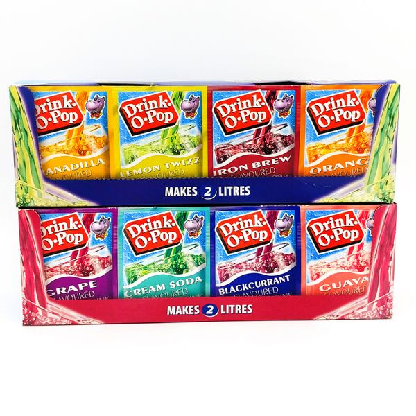 Drink-O-Pop Groovy &amp; Grape Variety Pack (144 x 5g Sachets)