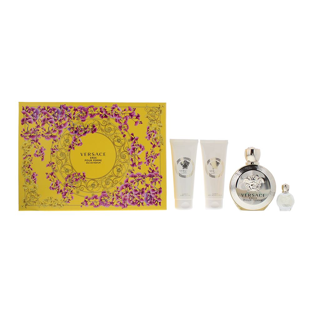 Versace Eros Pour Femme 4 Piece Gift Set Parallel Import Shop