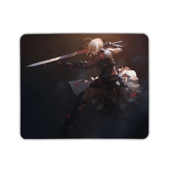 Fate Stay Night Saber Anime Mouse Pad