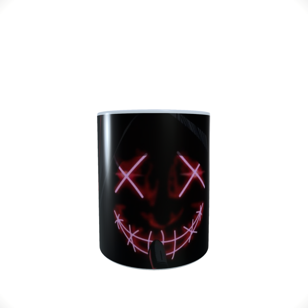 Neon Red Smile D-Mug
