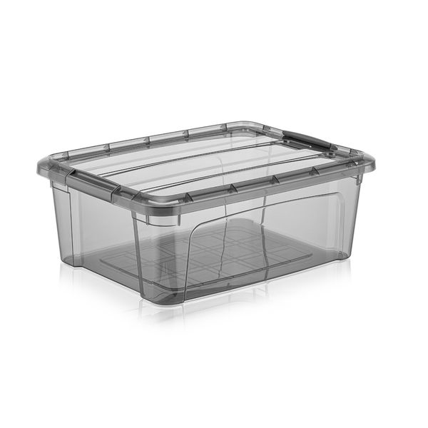 Storage Box 40x30x15cm Rectangular with Lid - 12 Litre
