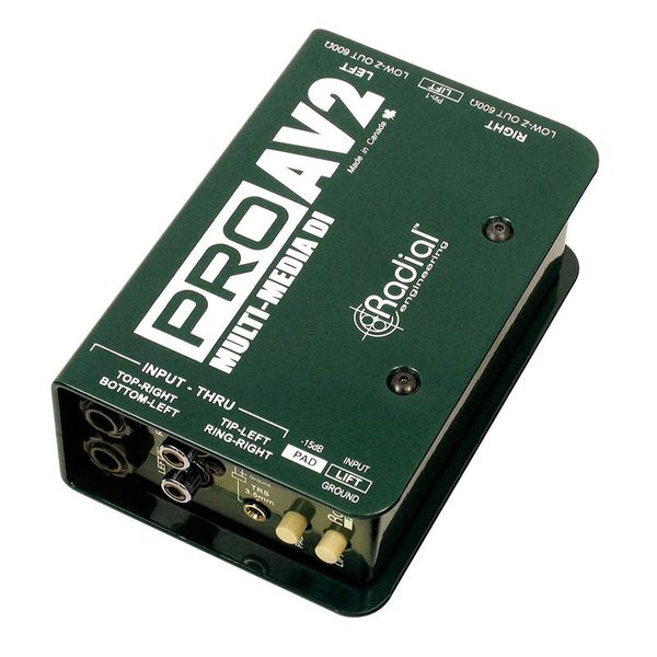 Radial ProAV2 Stereo Passive DI Box