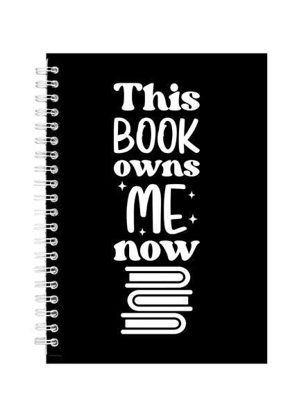 This Book Owns Me Ideal Fiction Book Reader Gift Writing BooksA5 Notepad402