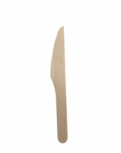 Wooden Knife Recyclable /Eco-Friendly Disposable Knives-Pack of 100 Knives